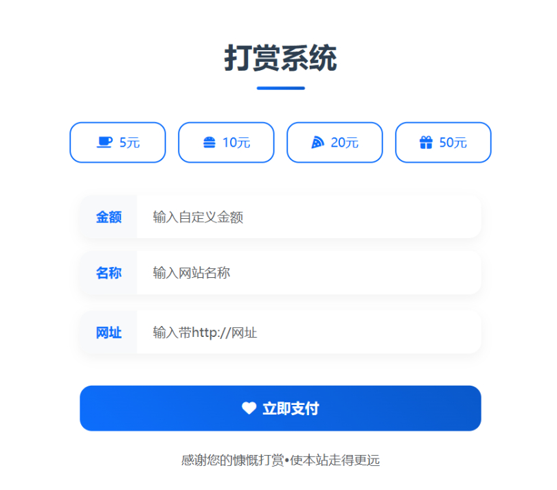 打赏排行榜源码!WordPress 博客打赏源码-推我